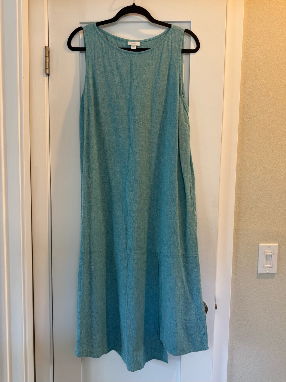 J. Jill Teal Maxi Shift Dress